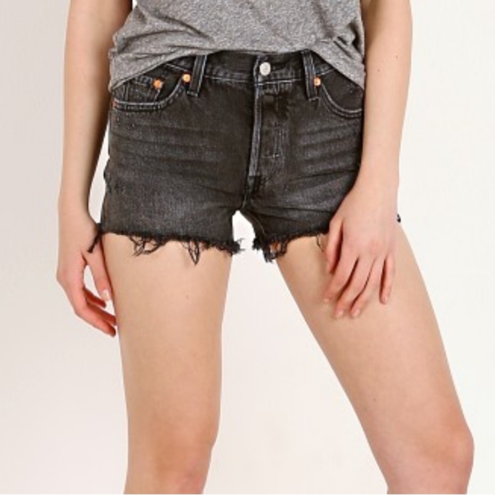 Levi's 501 Mid-Rise Denim Shorts